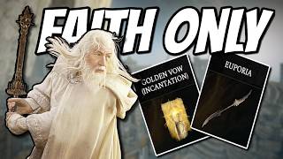 Can you beat Elden Ring by ONLY leveling Faith?