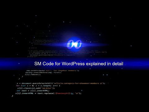 SM Code For WordPress - detailed explanation