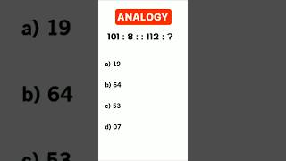Reasoning - Analogy | Analogy Trick | #reasoning #reasoningtricks #tricks #maths #ytshorts #shorts