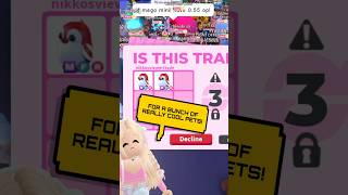 ⭐️😍They Traded 2 Mega Peppermint Penguins for That?! WFL!?⭐️ #adoptmeroblox #robloxadoptme #adoptme