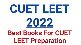 CUET LEET Books Information @PolytechnicPathshala