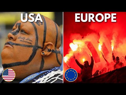 SHOCKING Differences Between European And American Sports Fans