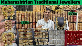 Maharashtrian Traditional Jewellery Wholesale Market Bentex Bangles Mangalsutra Goldplated Jewellry 