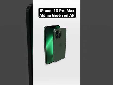 iPhone 13 Pro Max Alpine Green on AR | #shorts
