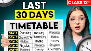 ONLY TIMETABLE You Need to Score 95% in Class 12 Board Exam 2026 *I beg you to Manage your time*