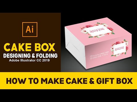 How to Make Cake Box | Cake Box Design in Adobe Illustrator CC 2019