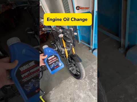 How To Change Yamaha MT 15 Engine Oil #yamaha #mt15 #engineoil