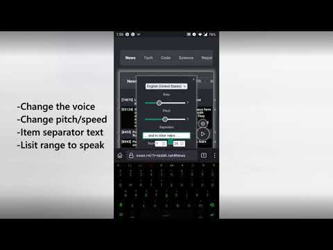 Swen - VueJS Reddit/RSS reader app with Web Speech API