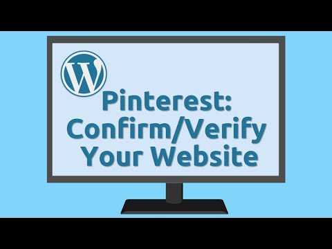 Pinterest: Confirm/Verify Your Website, Quick and Easy