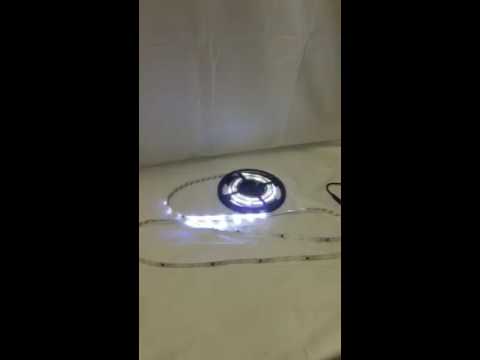 White preprogrammed IC strip chasing