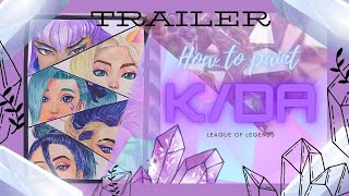 KDA - Evelynn, Ahri, Seraphine, Akali, Kai'sa | League of Legends fanart | GMV #shorts #trailer #art