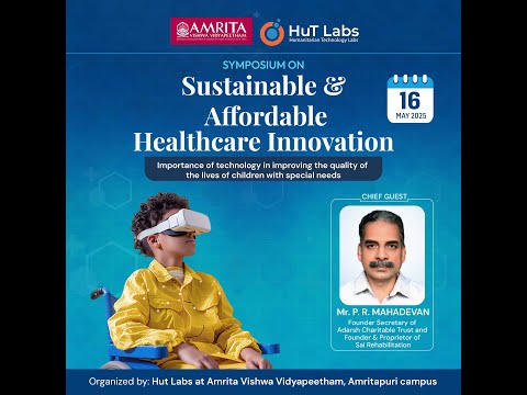 Mr. P. R. Mahadevan Speech at the Symposium on Sustainable & Affordable Healthcare Innovations