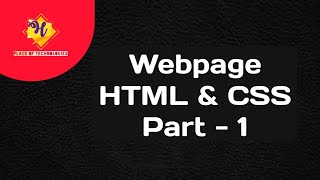 HTML and CSS tutorial for beginners Part-1