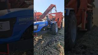 Sonalika Tractor Infielder || Harvester #tractor #sugarcane #harvester