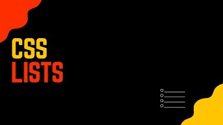 CSS Lists | Styling Lists | HTML/CSS