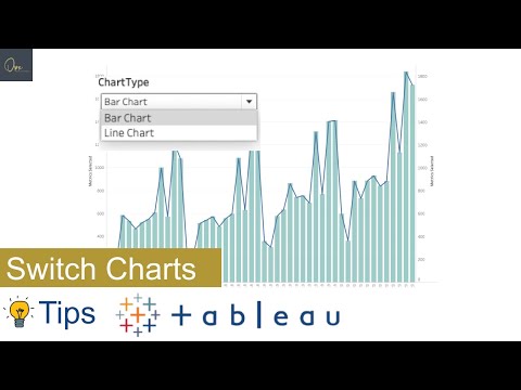 Switch/Toggle Charts, Data - Tableau Tips