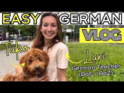 Easy German Learning Vlog for Beginners | Comprehensible Input (Cozy Sunday in Germany)
