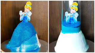 Pull Me Up Cinderella Doll Cake Recipe | Tsunami Cake | Trending Doll Cake | Disney Princess