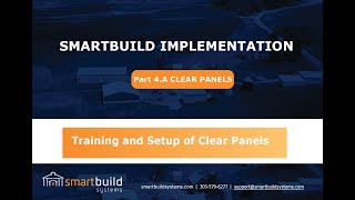 Smartbuild Implementation: Part 4.A_ Clear Panels