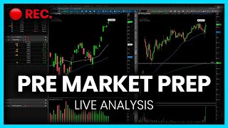 [LIVE] Pre-Market Prep – Markets BREAKING From Range – Sectors WEAK