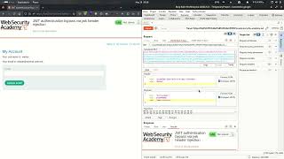 22.4 Lab: JWT authentication bypass via jwk header injection - Karthikeyan Nagaraj | 2024