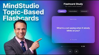 MindStudio: Topic-Based Flashcard Generation