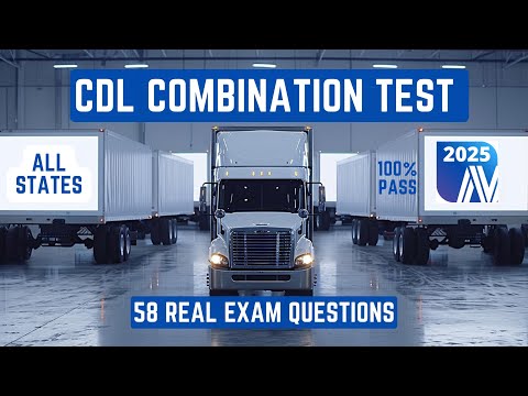 CDL Combination Practice Test 2025 For All states