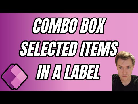 Showing Combo box Selected Items in a label   #53