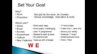 Getting Microsoft Office Specialist MOS Certification