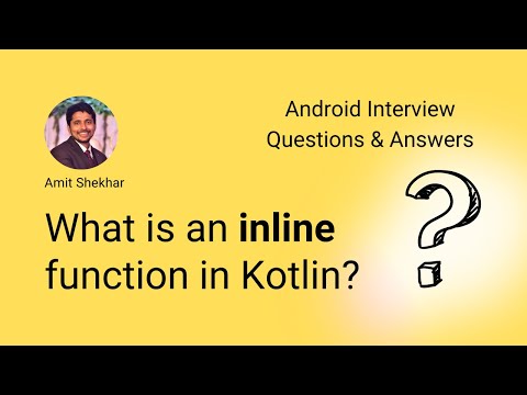 What is an inline function in Kotlin? | Amit Shekhar | @Outcome School