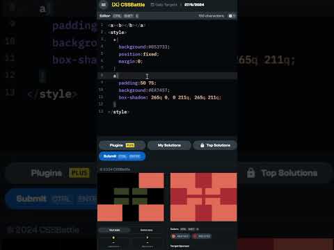CSS on HARD mode! Had to think 3x before trying... 🤯 | #Shorts #Viral #CSSBattle #FrontEndCoding