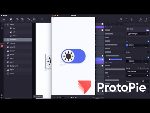 ProtoPie Microinteractions [🥧9]: More Colour Transitions 🎨