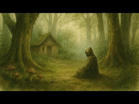🌲 The Hermit’s Grove | Celtic Harp & Forest Silence | Deep Solitude & Inner Healing | 1 Hour