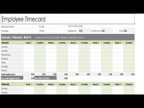 Employee Attendance Format
