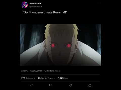 ‘Don’t underestimate Kurama’ #naruto #animeedit