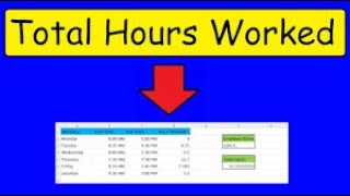Calculate Working Hours and Salary Days Calculation in Excel | Excel | Workforce Management WFM