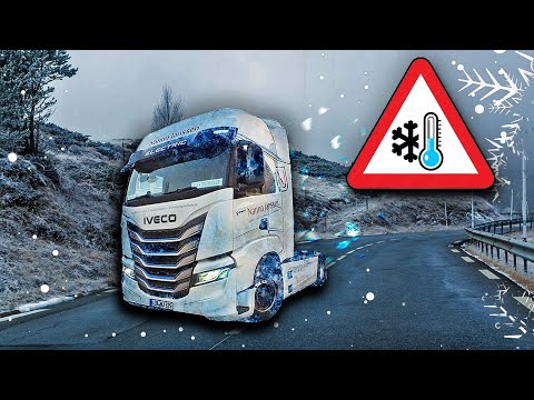 E-Truck Winter Test: 42 Tons, Mountains, Rain, Cold Temps