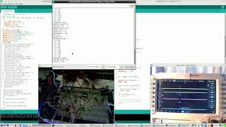 Arduino Mega2560 episode 83: Transistor, fischertechnik, motor, SPI, AVR C, algorithm, oscilloscope