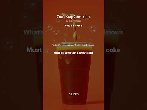 Can't Stop Coca Cola  #music