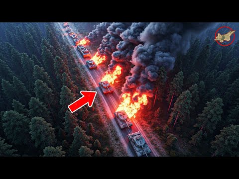 Ukraine SET a Trap for Russian Military Convoy – Then BLEW It Up