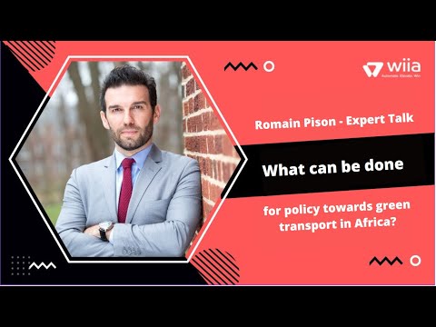 Romain Pison - Expert Talk - What can be done for policy towards green transport in Africa?