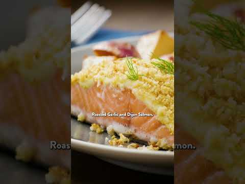 Hellmann's Roasted Garlic and Dijon Crusted Salmon Recipe