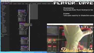 Disco Workshop - Viz Demo #4 - Adjusting Shader Speed params for Audio React -Magic Music Visualizer