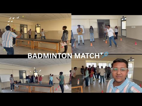 We won the Badminton match 🏸🏆