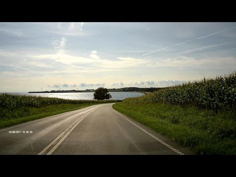 Driving coast to coast on Aeroe Island