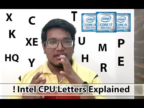 What does this Intel CPU letters describe? || Intel CPU letters explained