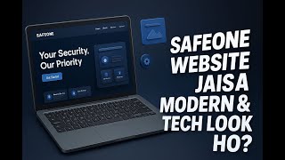 Safeone Website Jaisa Modern & Tech Look Kaise Banaye? | Moziza.com Website Design Guide 2025