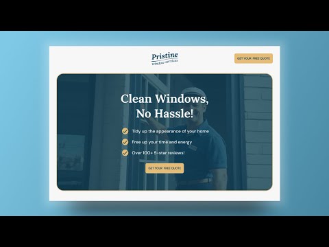 How to Make a Window Cleaning Website (in Squarespace)