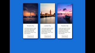 CSS cards responsive | cards using CSS & HTML | CSS card hover effects html CSS