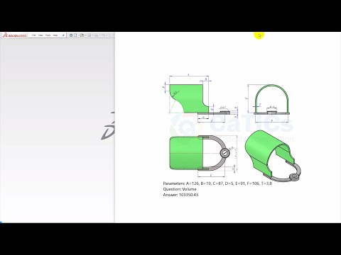 SolidWorks Practice/Exercise For Beginners - Basic Tutorial - Part Features (05 - H01-A)